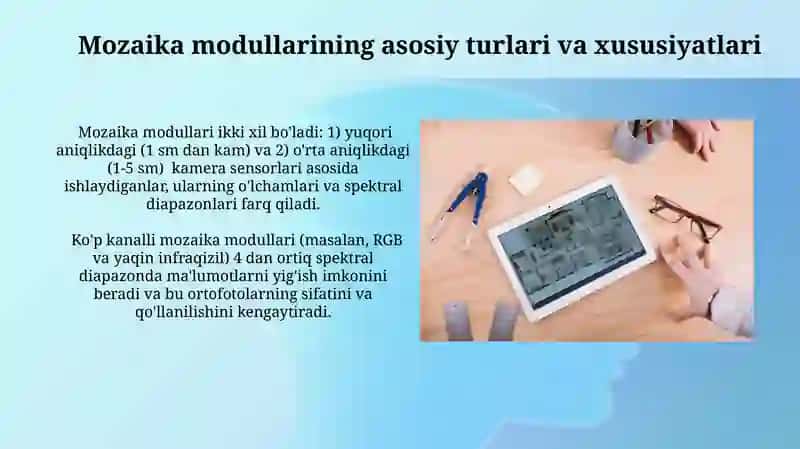 Mozayka modulida ortofotoplan tuzish texnologiyasi 4
