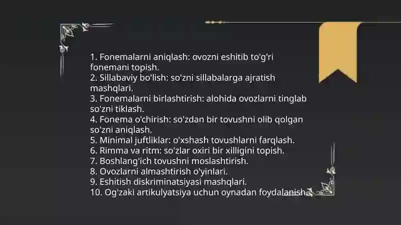 Nutqni rivojlantiruvchi psixologik mashg'ulotlar 4