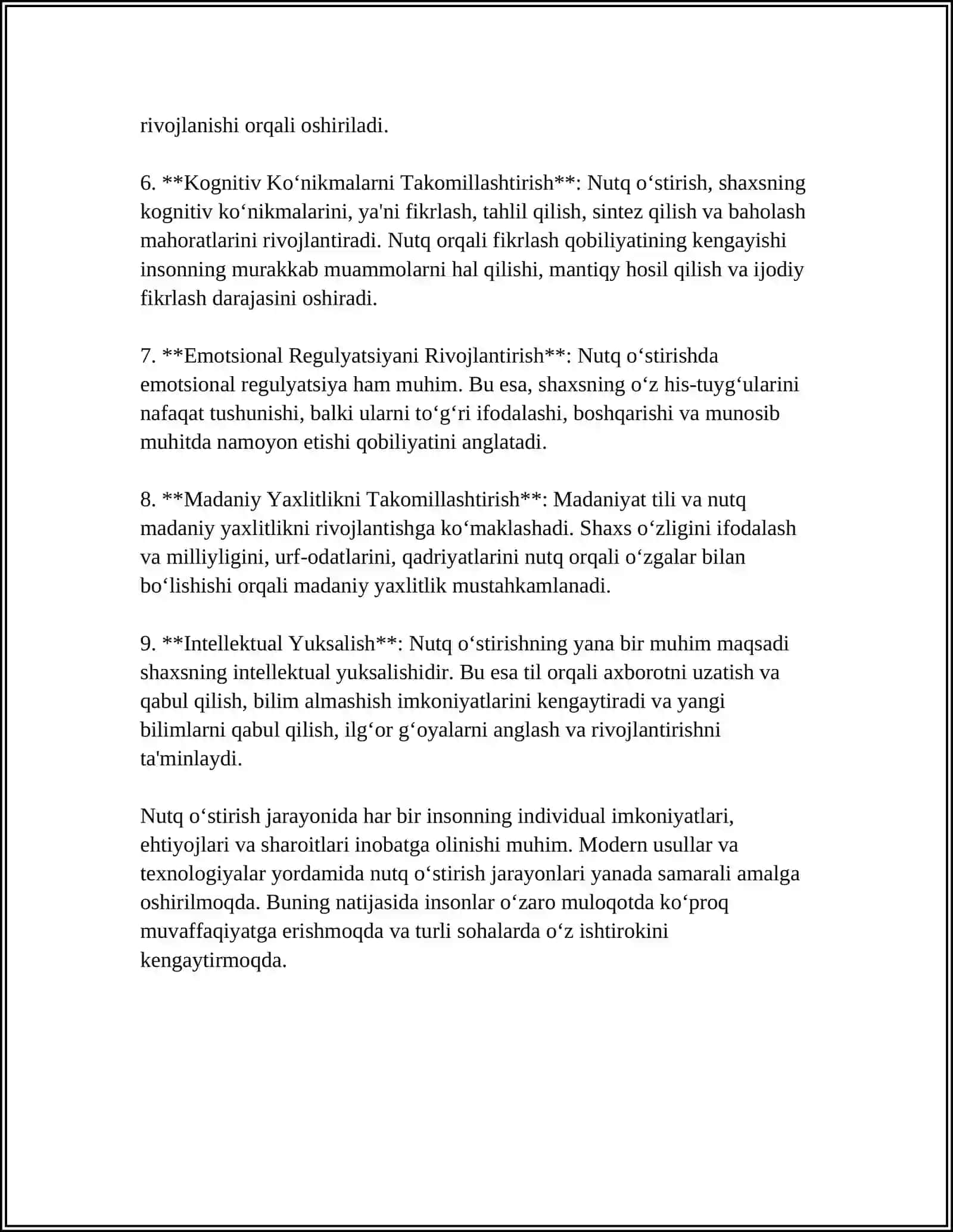 NUTQ ÒSTIRISH FANINING MAQSADI VAZIFALARI,METODLARI VA USULLARI BÒYICHA SXEMA TUZISH 4