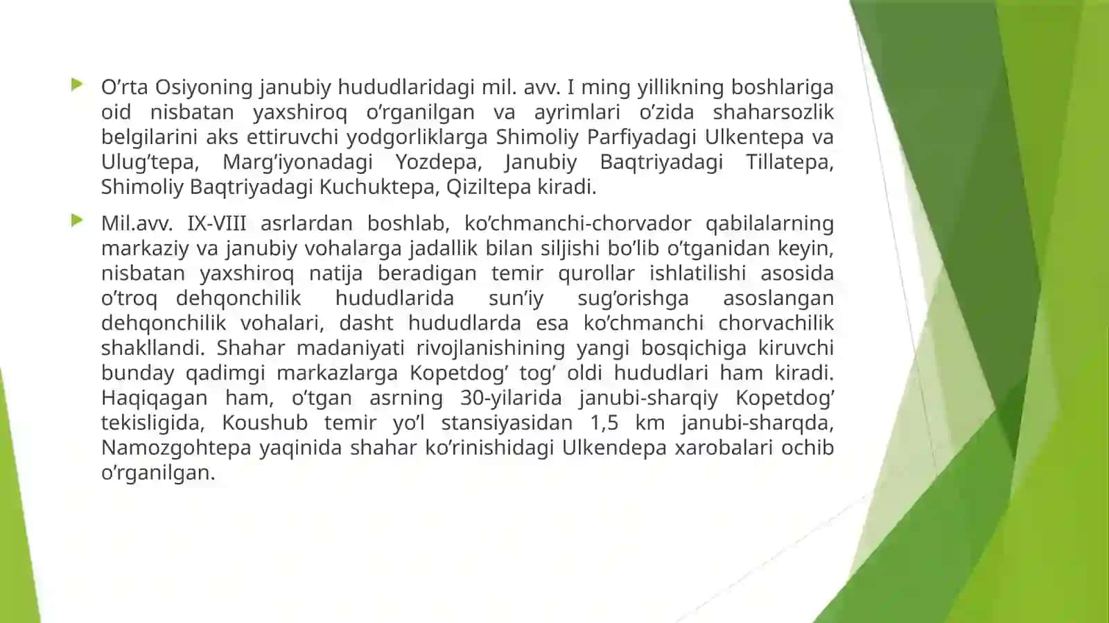 TEMIR DAVRI ARXEOLOGIYASI 4