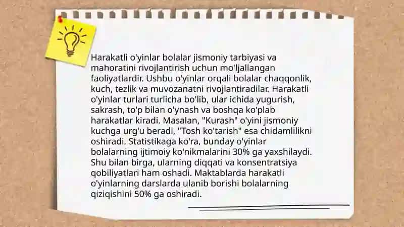 Harakatli O'yinlar va Futbolchilarning Texnik Tayyorgarligi 4