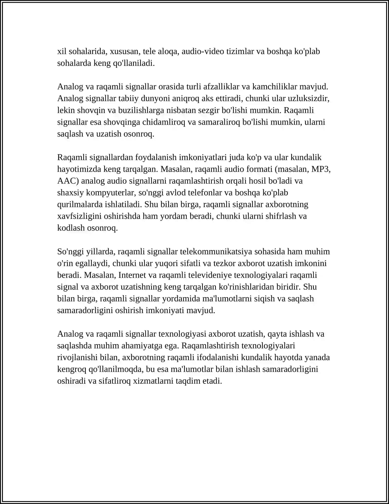 ASDC.RAQAMLI MA'LUMOTLARNI UZATISH SIGNALLARINI SHAKILLANTIRISH 4