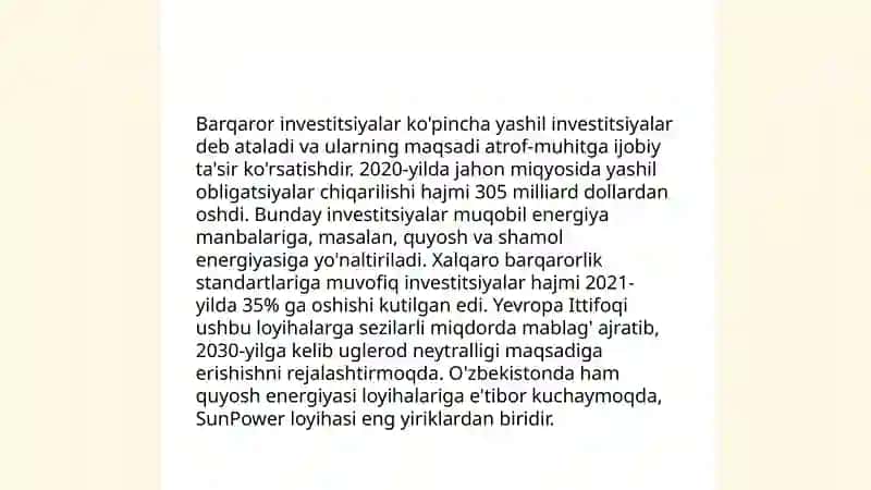 Yashil obligatsiyalar 4