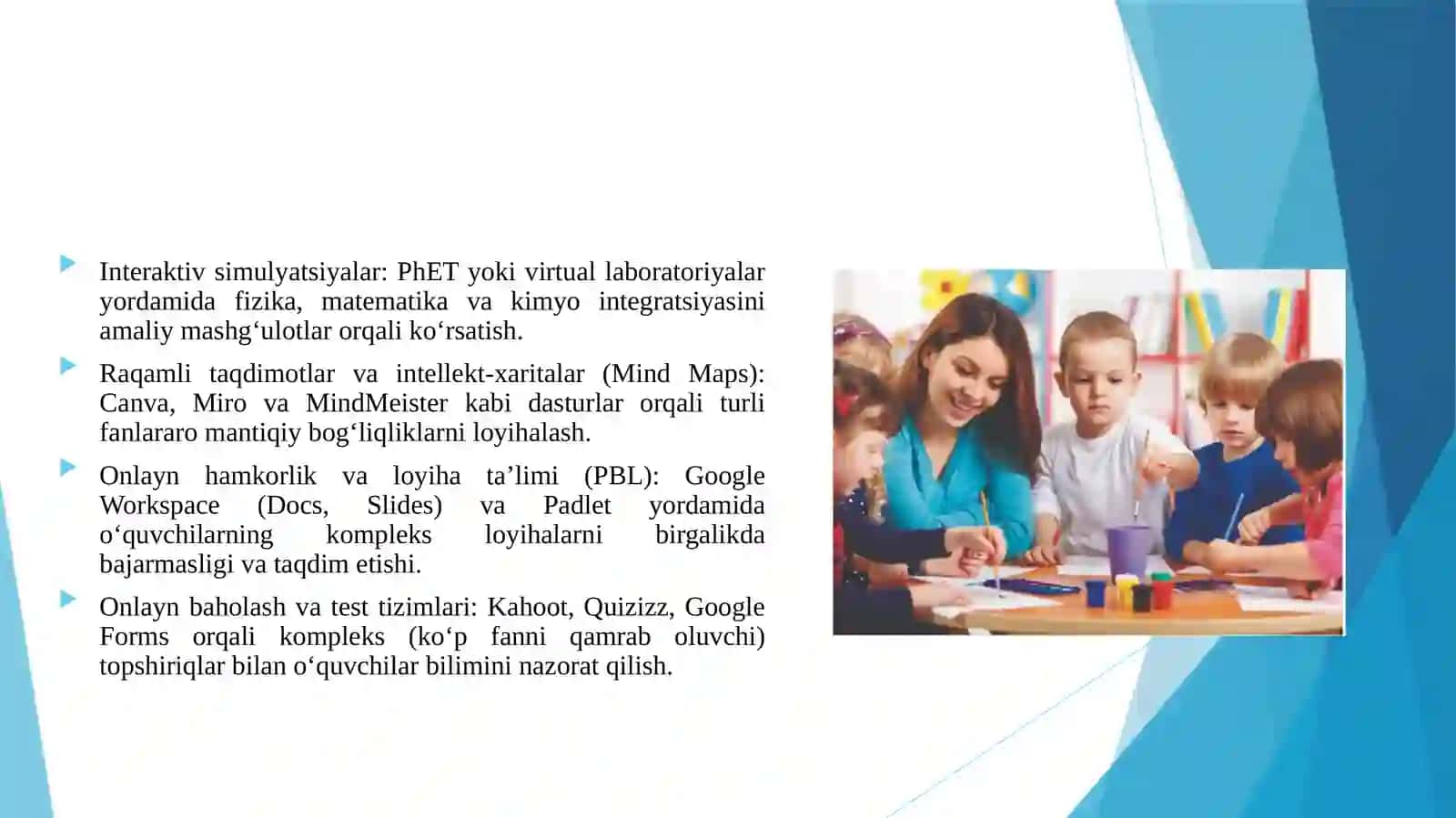 INTEGRATSIYALASHGAN TAʼLIMDA АKТ DAN FOYDALANISH. 4