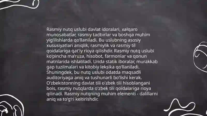 Nutq uslunlari matn 4