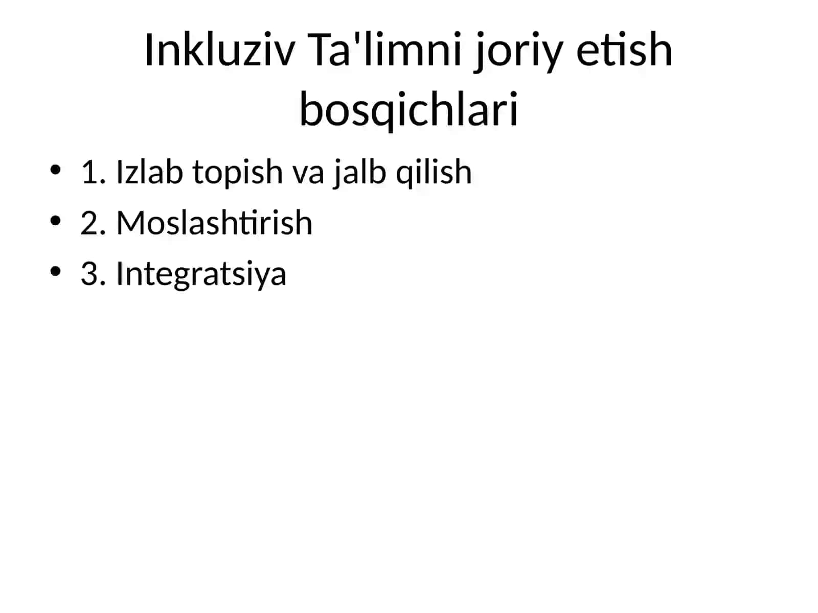 Inkluziv Ta'lim va Tarbiyalash Texnologiyasi 4