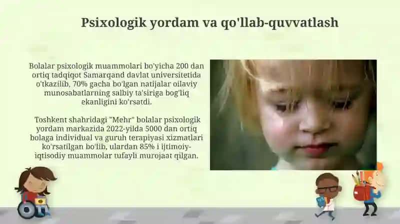 Bolalar Psixologiyasi Muammolarining Òrganilishi 4