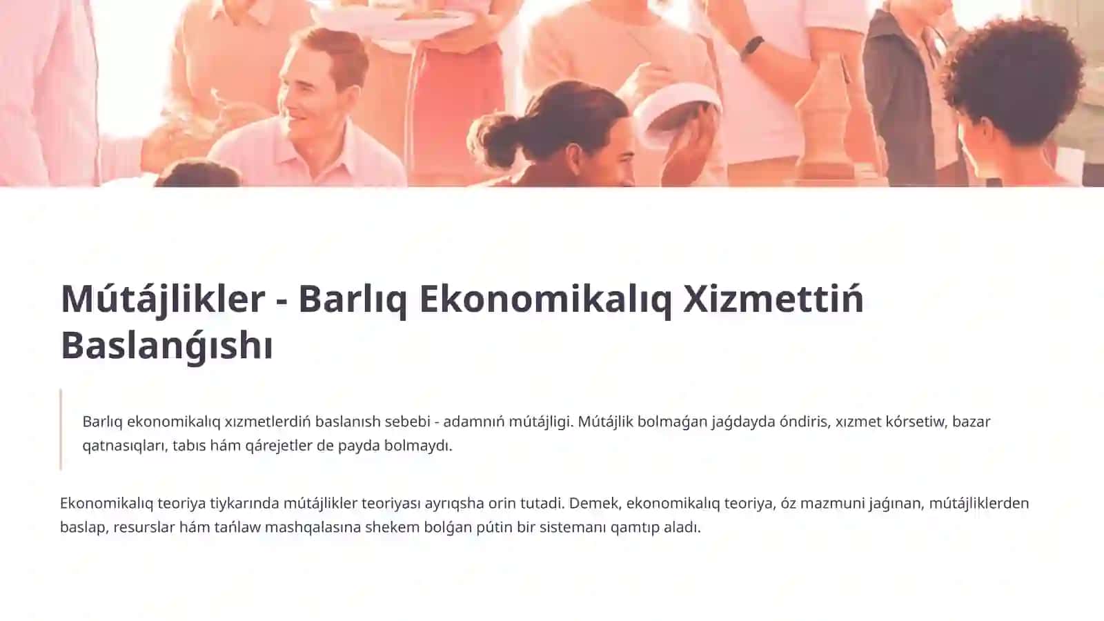 Ekonomikalıq teoriya paniniń predmeti hám biliw metodları 4