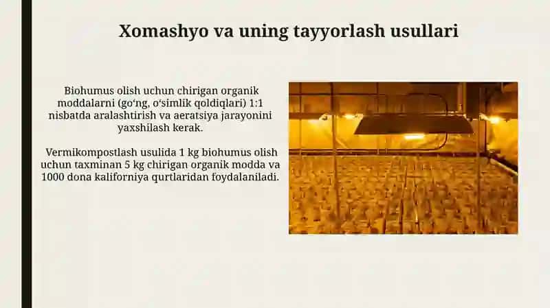 Biogumus ishlab chiqarish va foydalanish 4