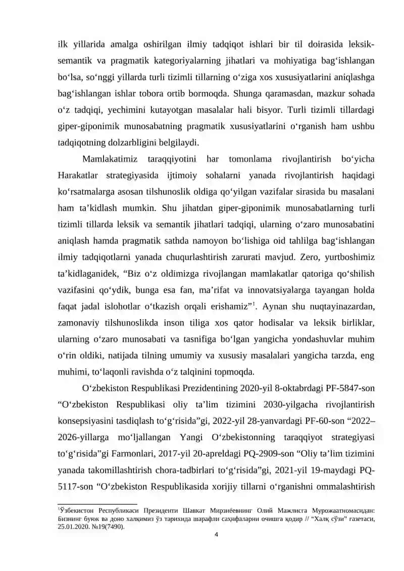 TURLI TIZIMLI TILLARDA GIPER-GIPONIMIK MUNOSABATLARNING PRAGMATIK XUSUSIYATLARI 4