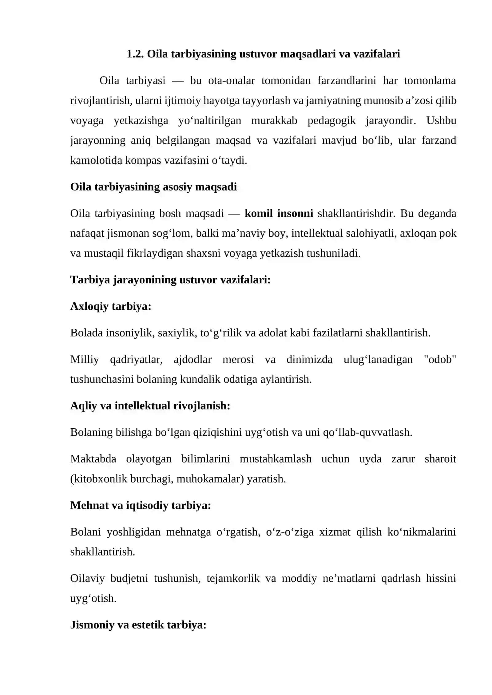 Oilada tarbiya asoslari 4