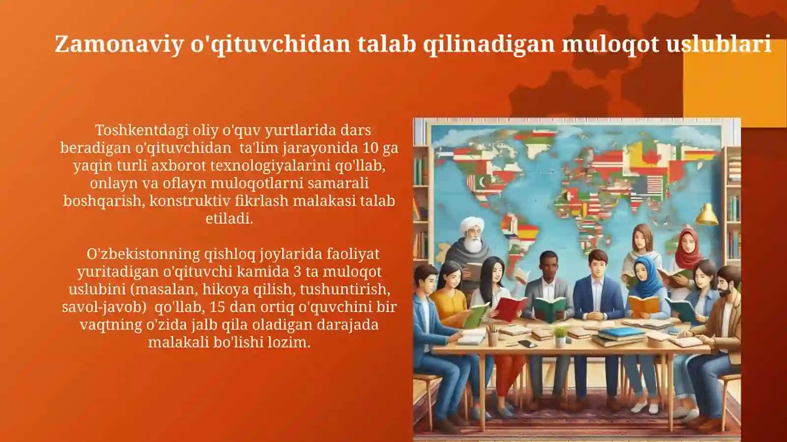 Muloqot madaniyati mudarris tanlashga qo'yilgan talab momila muloqot madaniyati Eshpolatova Guli 4