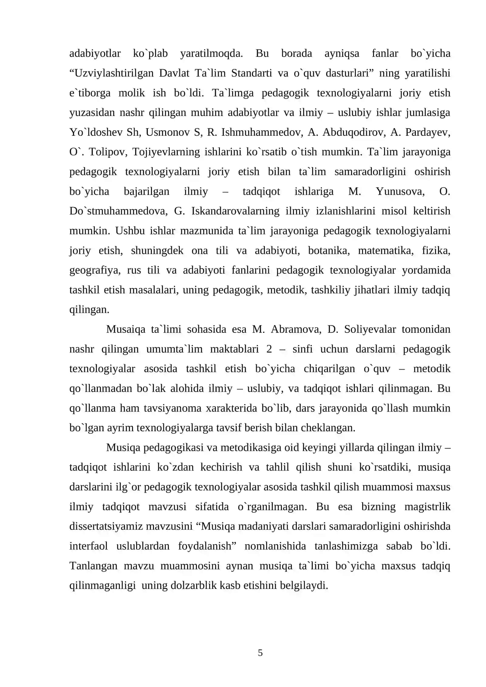 Musiqa madaniyati darslari samaradorligini oshirishda interfaol usullardan foydalanish 4
