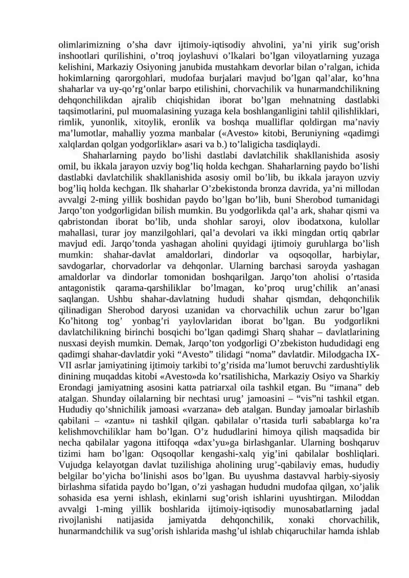 Oʻzbekiston Respublikasi milliy davlatchiligining shakllanishi va rivojlanishi 4