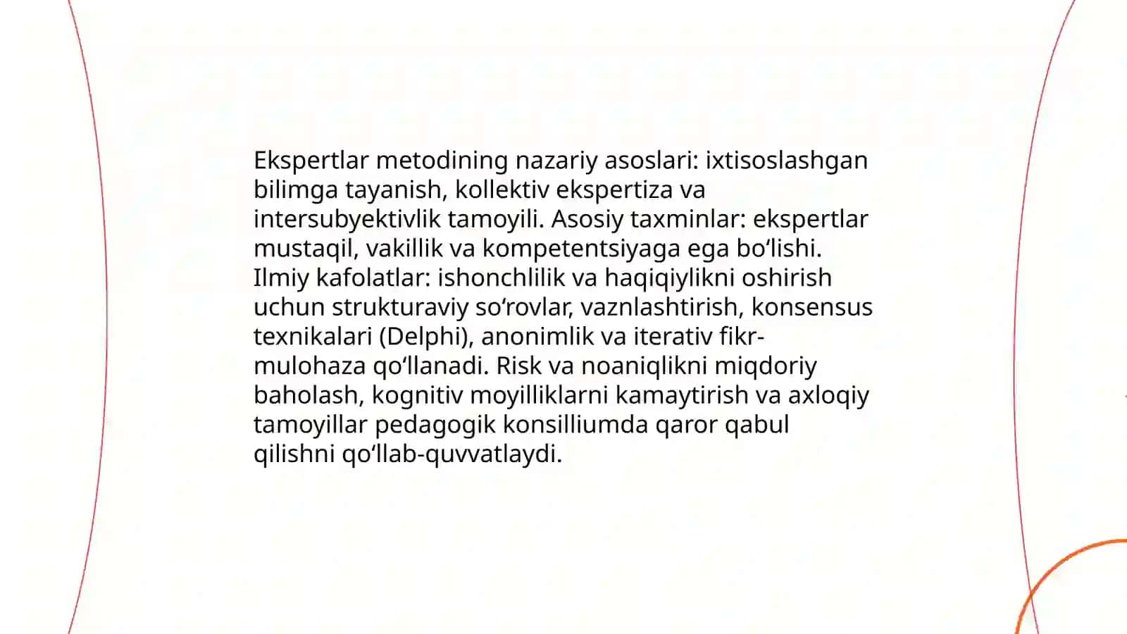 Pedagogik konsillium yoki ekspertlar metodi: mazmuni, mohiyati va qòllanilish tartibi 4