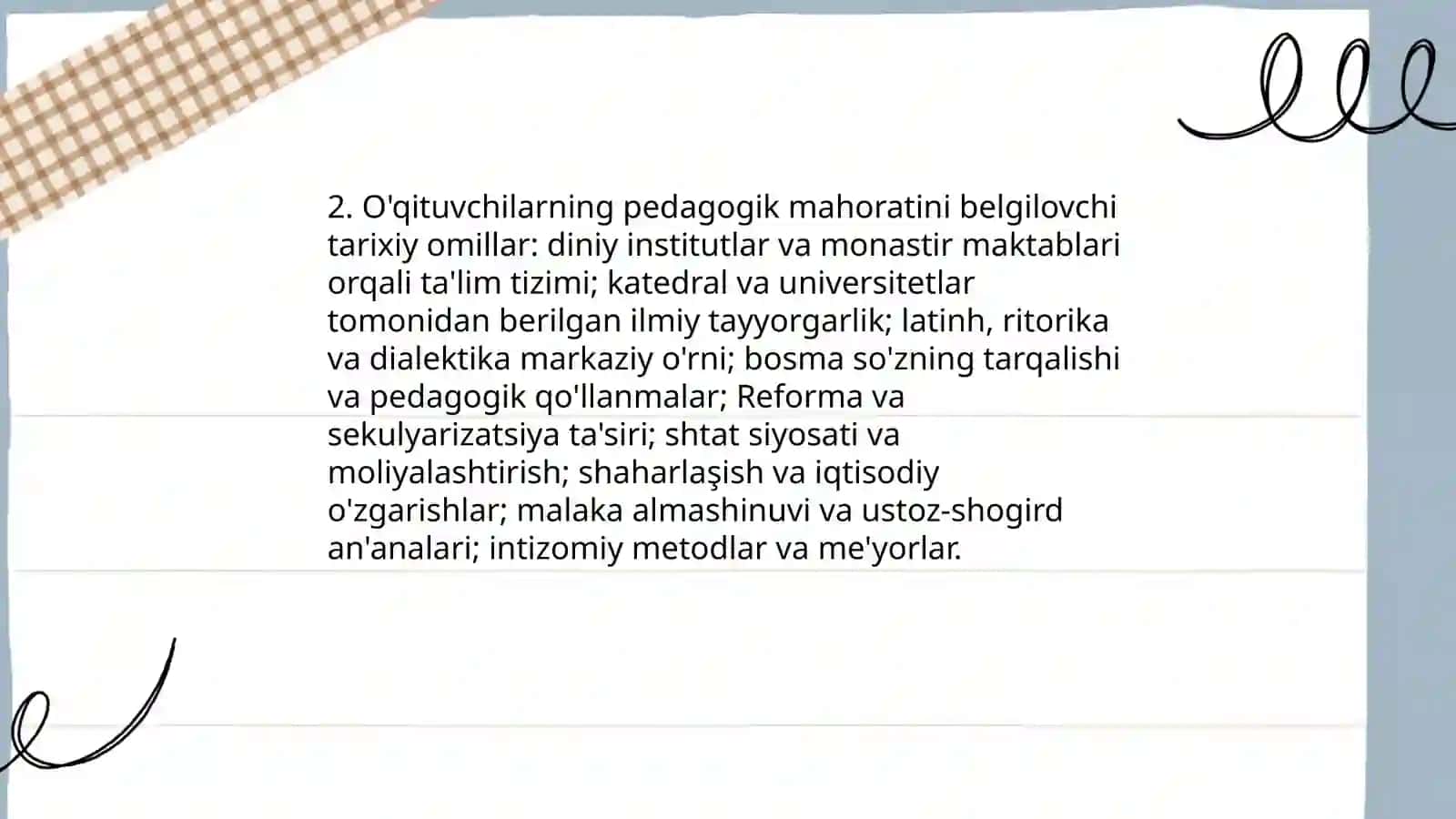 G'arbdagi ilk maktablarda o'qituvchining pedagogik mahorati 4