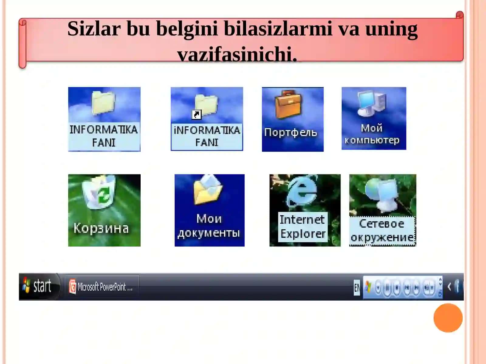 Windows operatsion tizimida oynalar bilan ishlash ochiq dars 4
