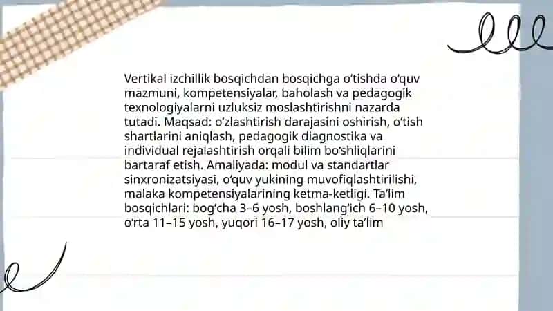 Taʼlim tizimlilik va izchillik tamoyillari 4
