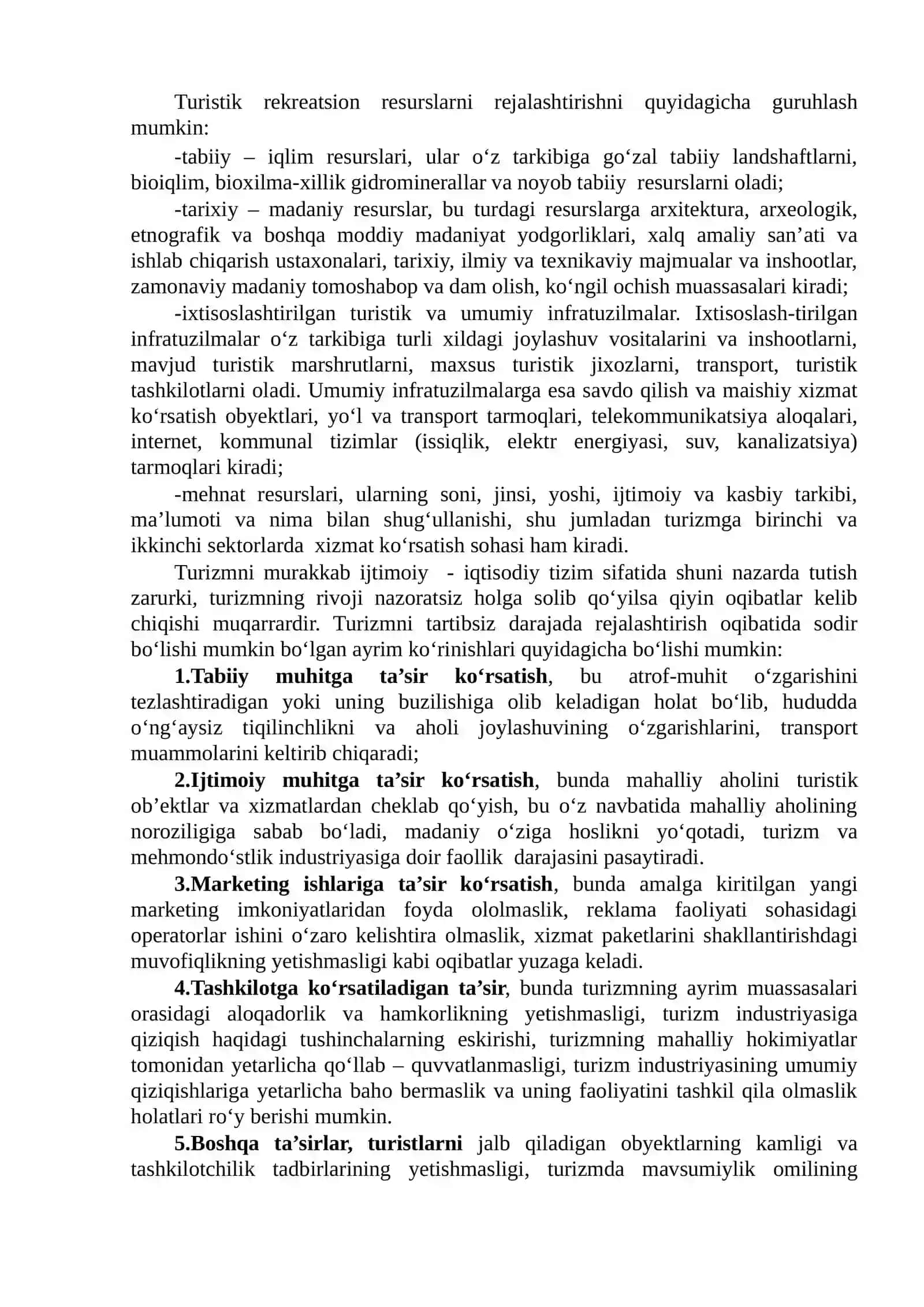 TURIZMNI REJALASHTIRISHNING TAMOYILLARI 4