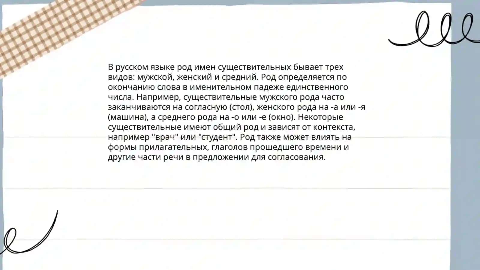 Виды имён существительных 4