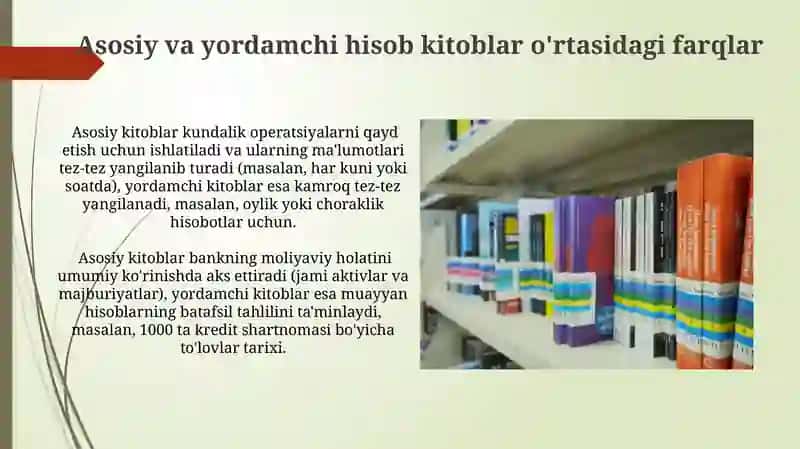 Banklarda hisob kitoblarning ahamiyati 4