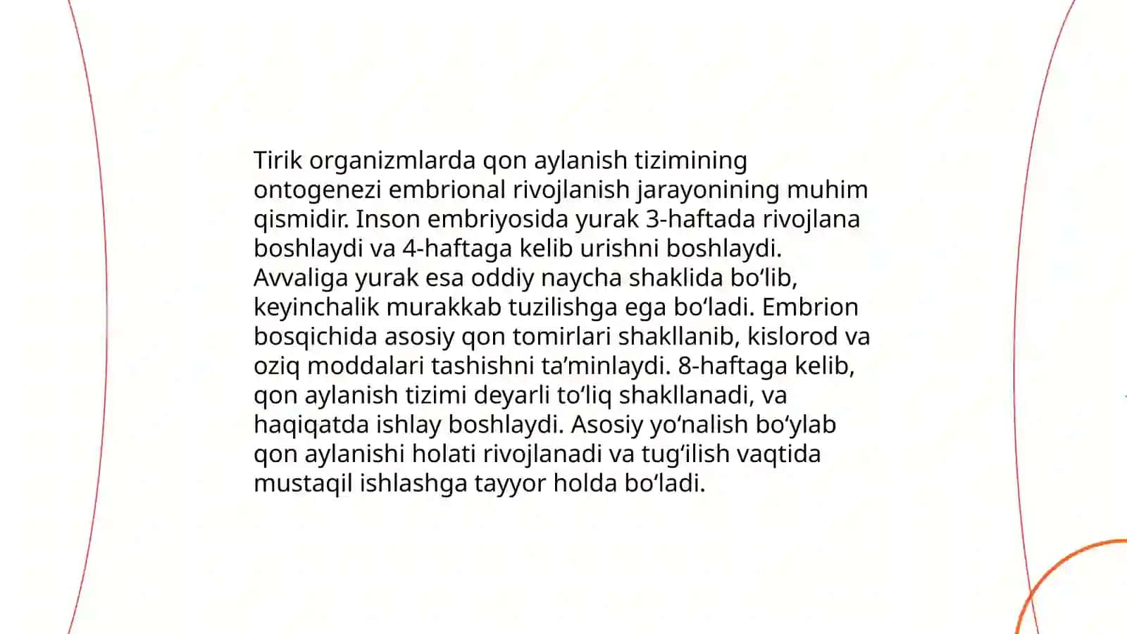 Organlar sistemasi- onto filogenizi: qon aylanish sistemasi, nafas olish sistemasi, endokrin sistema, ayirish sistemasi 4