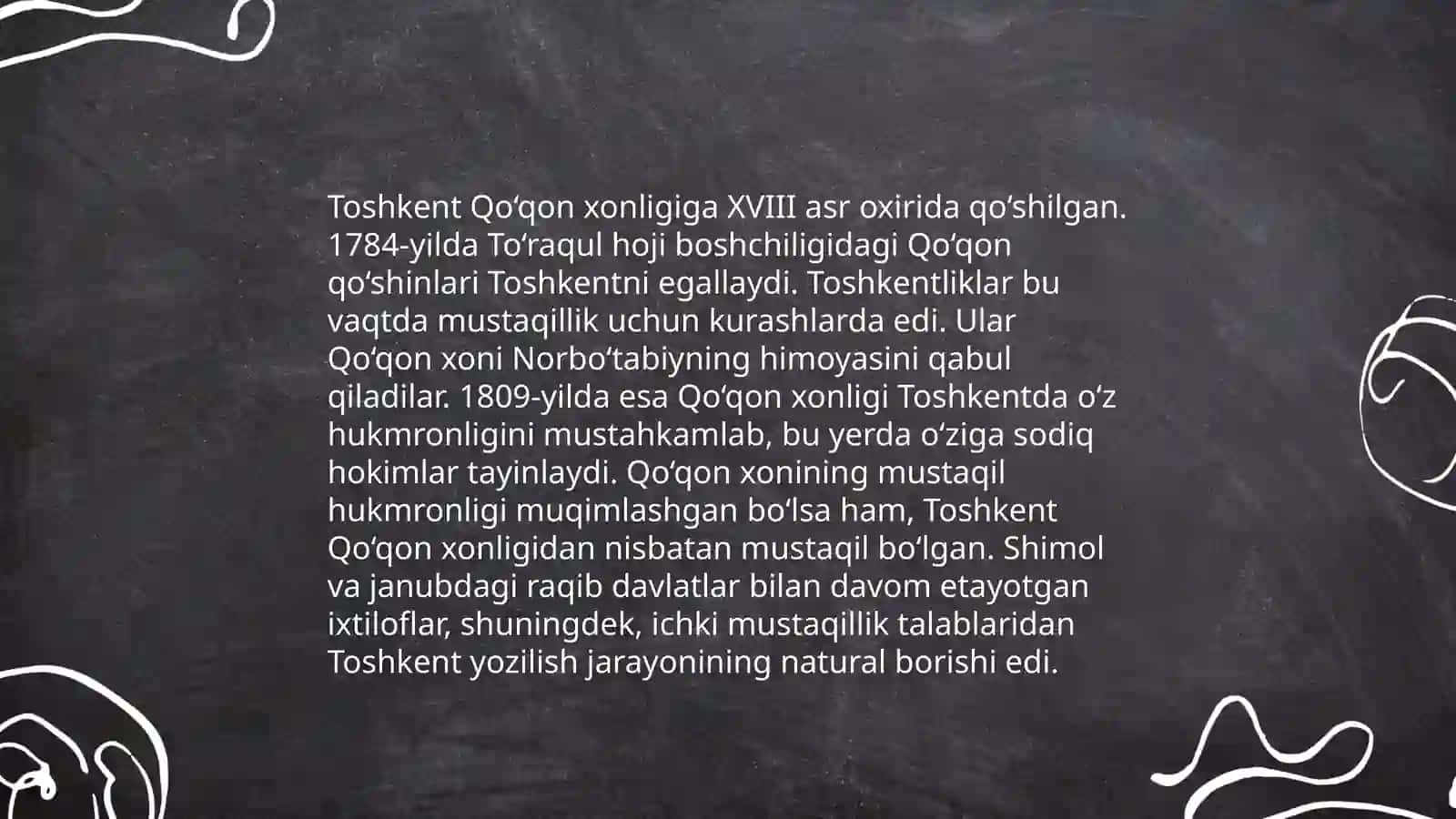 Tashkent va Qoqon xonligidagi munosobatlar 4