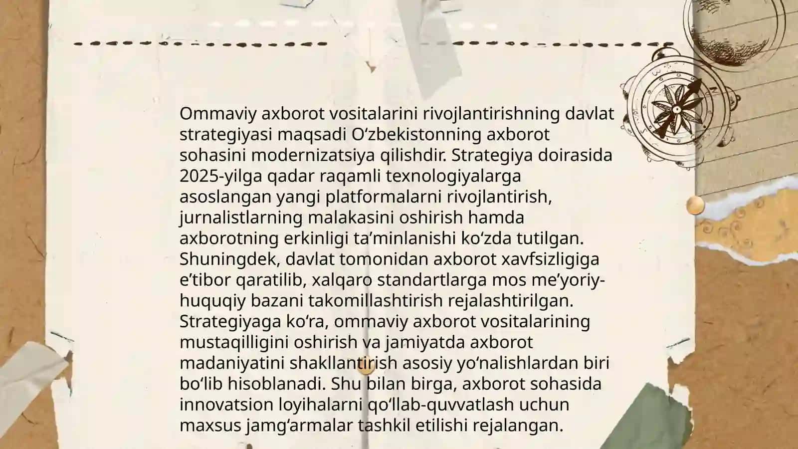 Ommaviy axborot vositalari to'g'risidagi prezident farmonlari qaror va BMT ning shu sohaga oid ishlari YUNESKO va IFLA hujjatlari 4