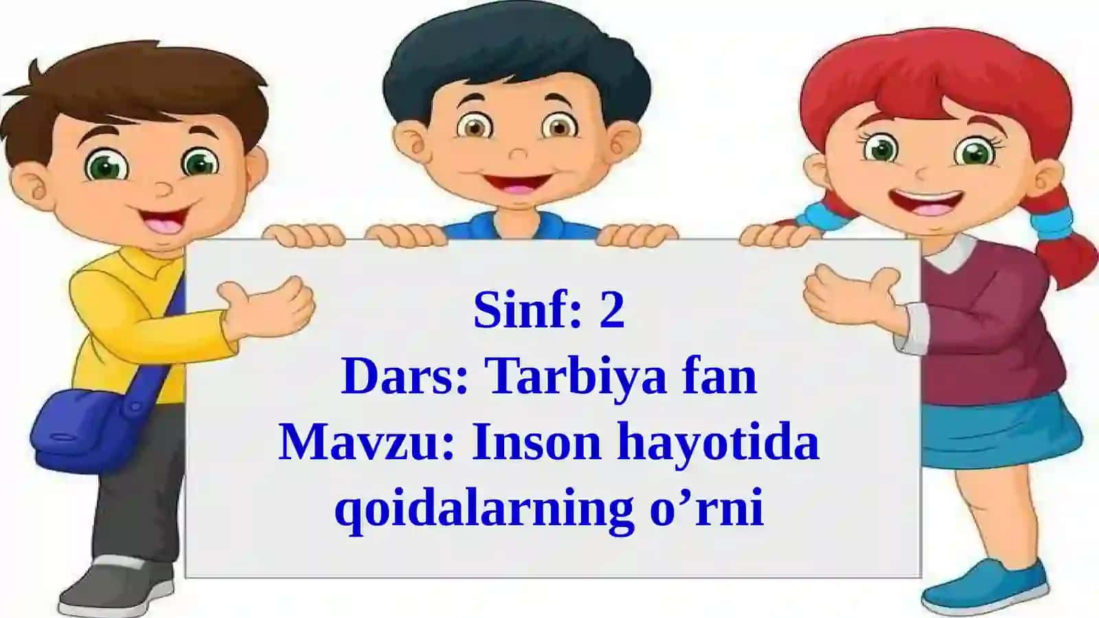 Inson hayotida qoidalarning o‘rni 4