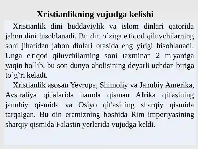 XRISTIANLIKDINI 4