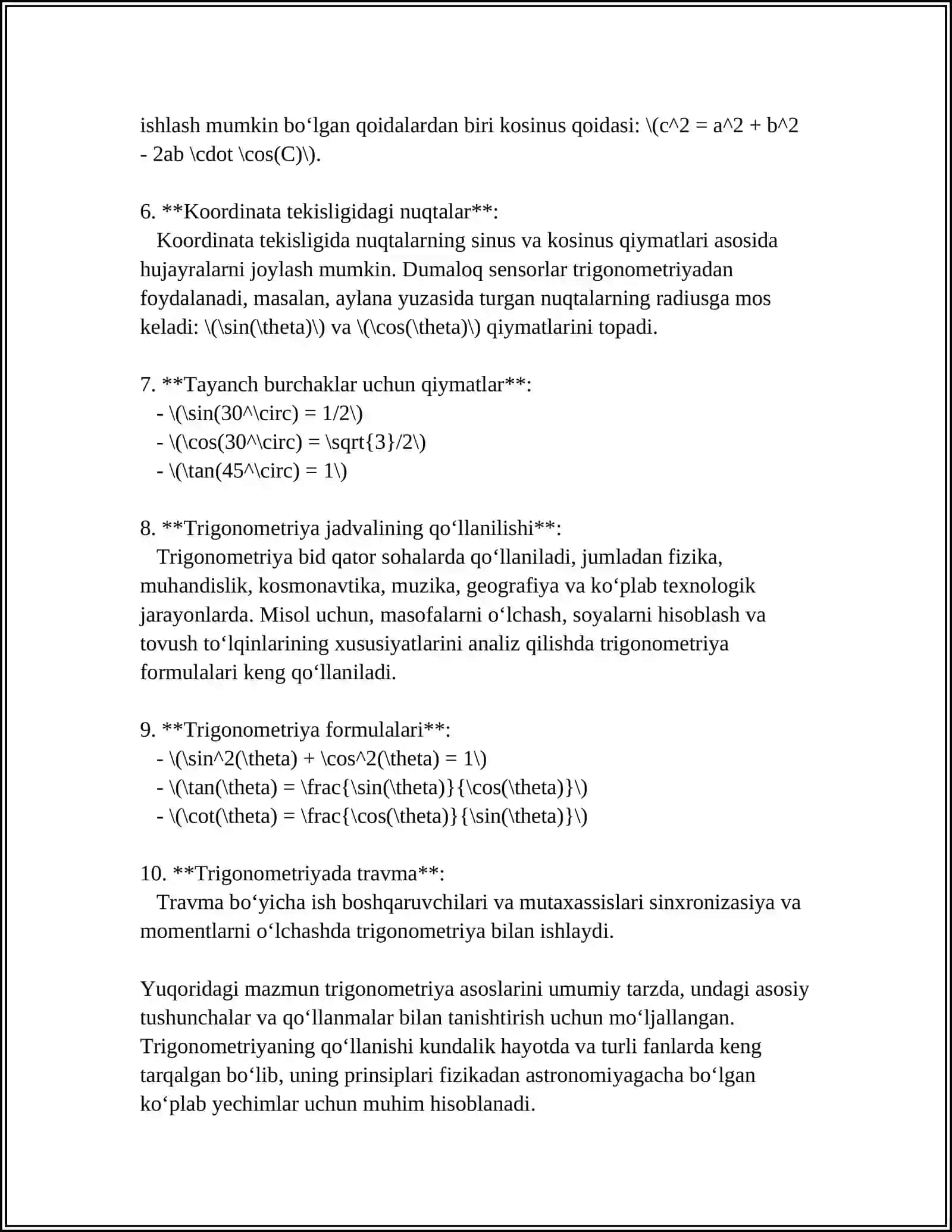 TEPDOLIT YORDAMIDA BURCHAKLARNI O'LCHASH 4