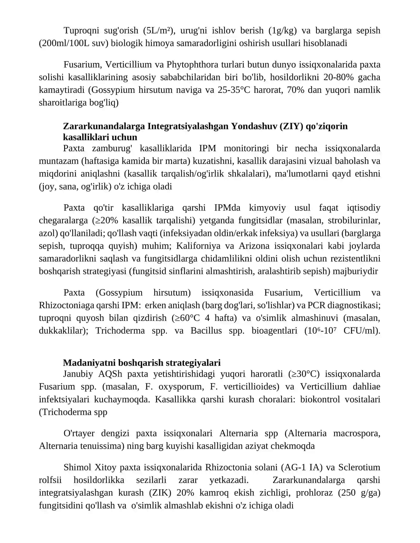 Issiqxonada karam ekinlarining zamburug’li kasalliklari 4