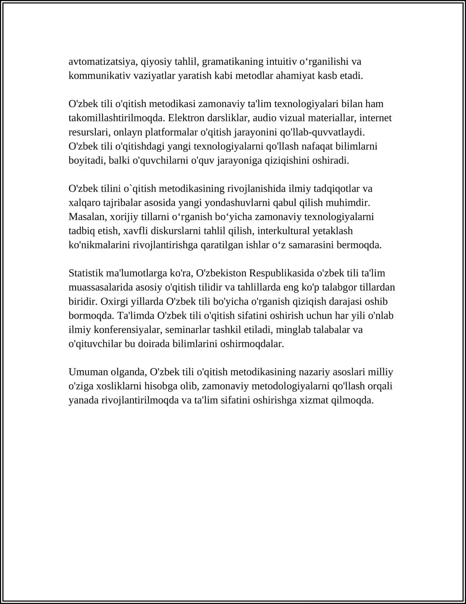 O'zbek Tili Oqitish Metodikasi 4