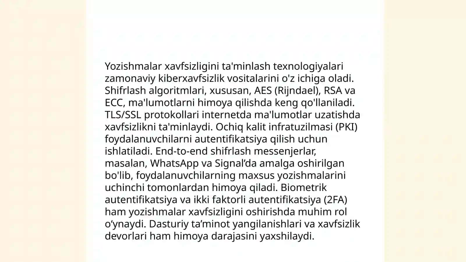 Elektron xizmat yozishmalari 4