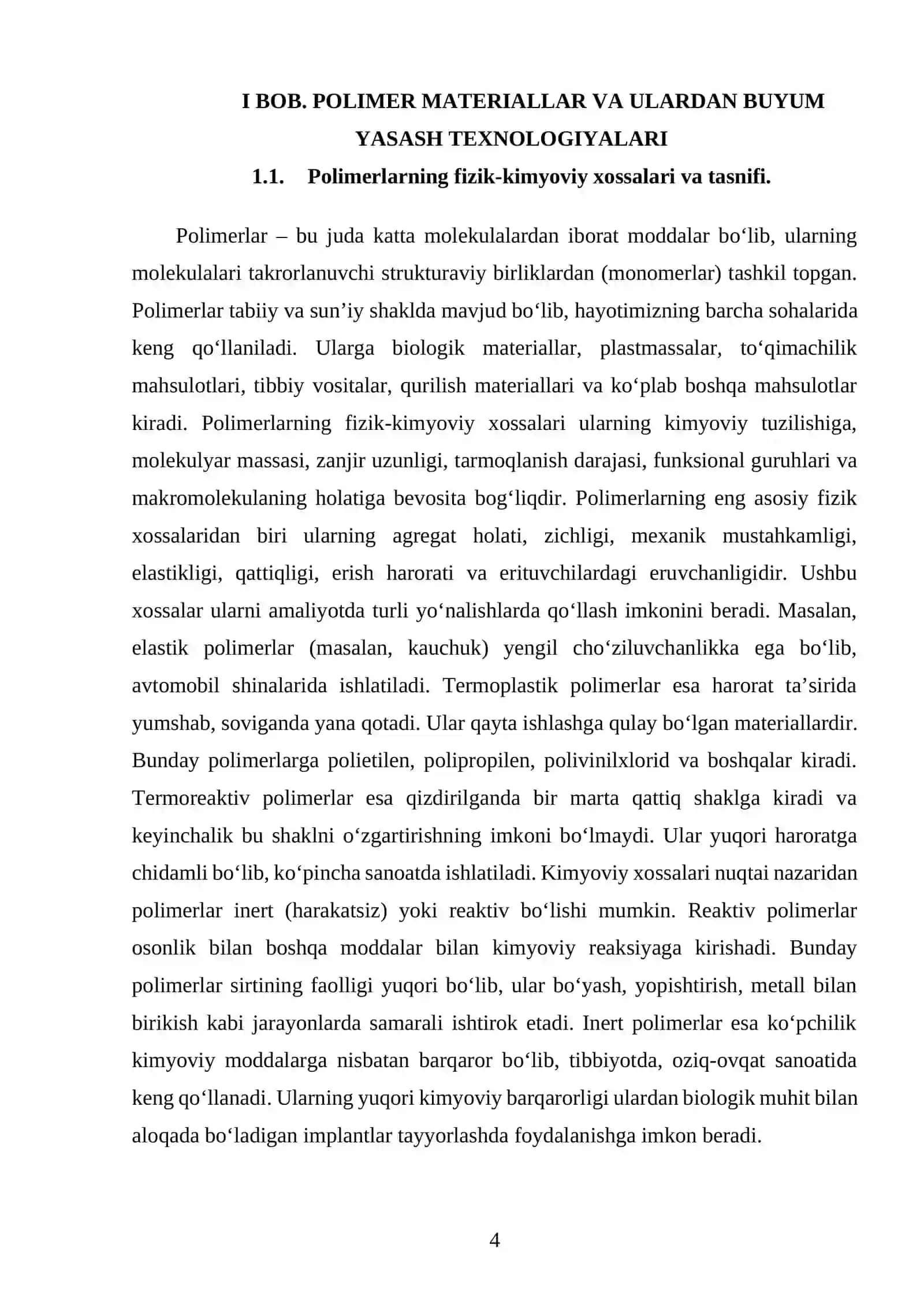 POLIMER MATERIALLARDAN BUYUM YASASH TEXNOLOGIYASI 4