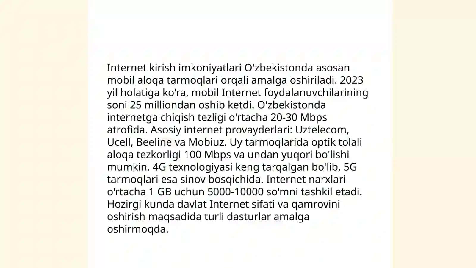 Raqamli infratuzilma rivojlanishi 4