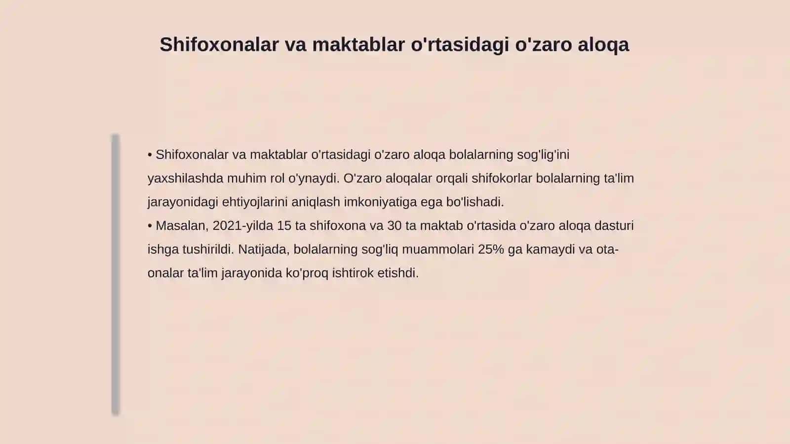 Shifoxonalardagi maktablarda ota-onalar bilan hamkorlik 4