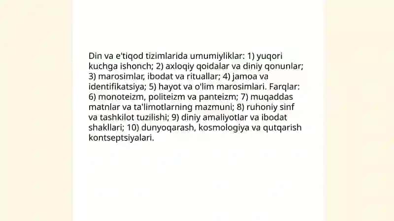 Madaniy qadriyatlar va urf-odatlarda umumiylik va farqlar 4