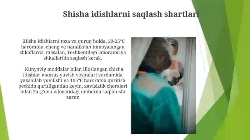 Laboratoriya shisha idishlarini nomlash,yuvish,saqlash va yorliqlash 4