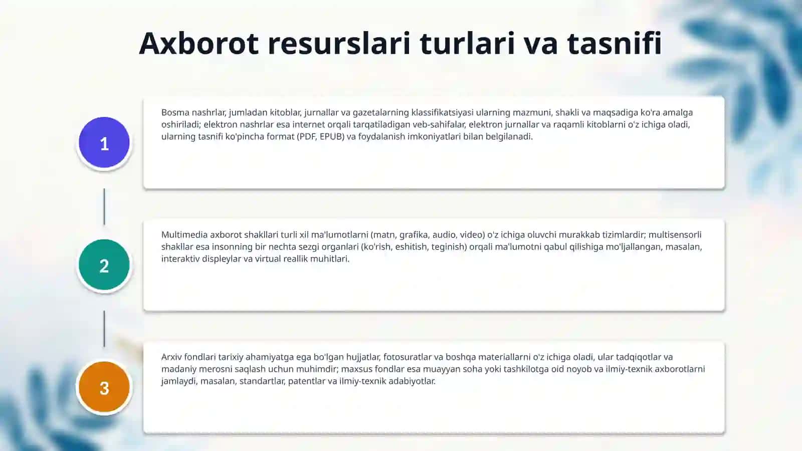 Milliy axborot resurslari bilan ishlash 4