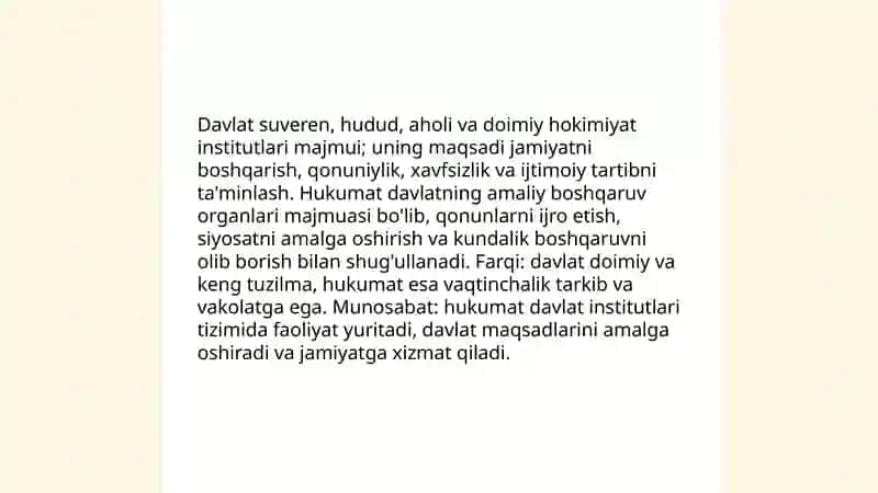 8-sinf Davlat va huquq asoslari fanidan Davlat shakillari mavzusi bóyicha slayd taqdimot tayorlash 4