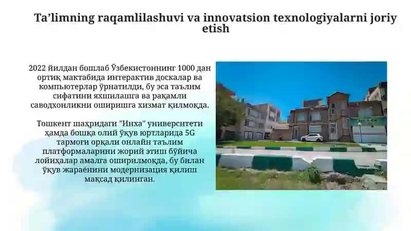 Oliy taʼlim tizimining islohotlari 4