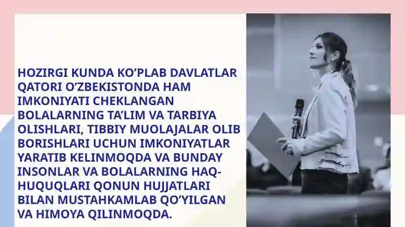 Imkoniyati cheklangan bolalarni umumta’lim maktablarida o‘qitishda konseptual talablar 4