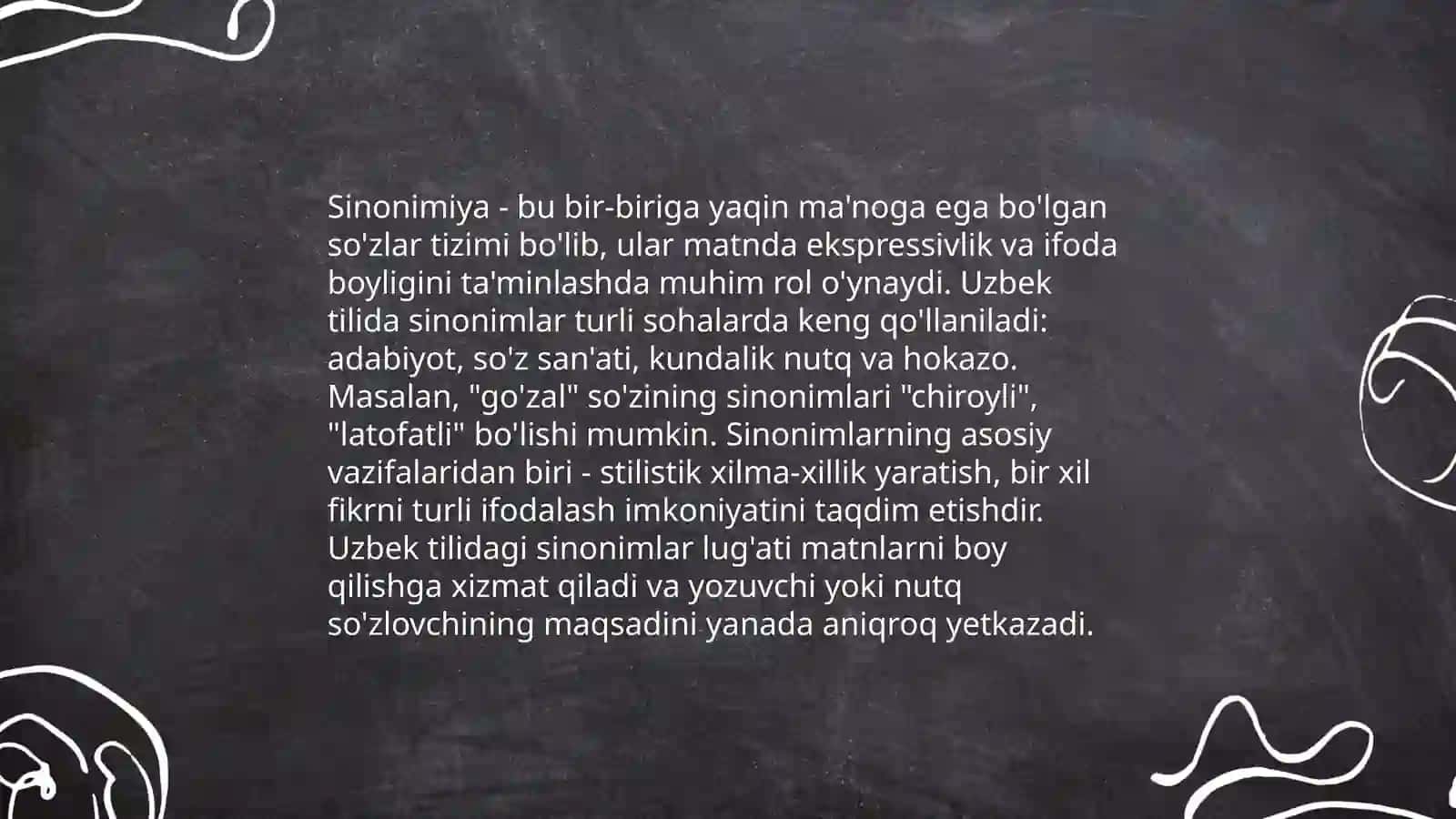 So‘zlaming shakli va ma'no munosabatlari 4