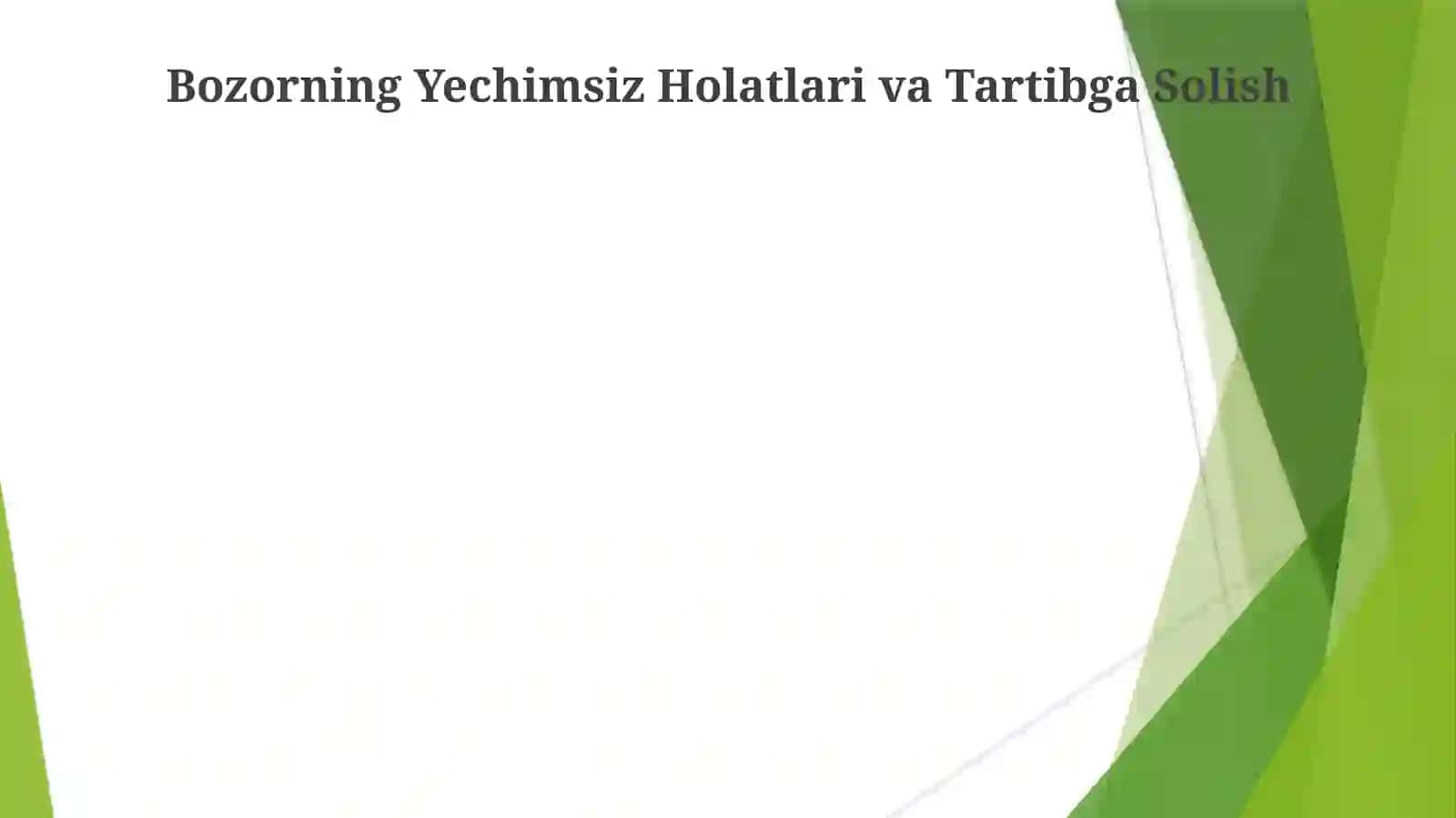 Bozor iqtisodiyotining mazmuni va asosiy belgilari 4