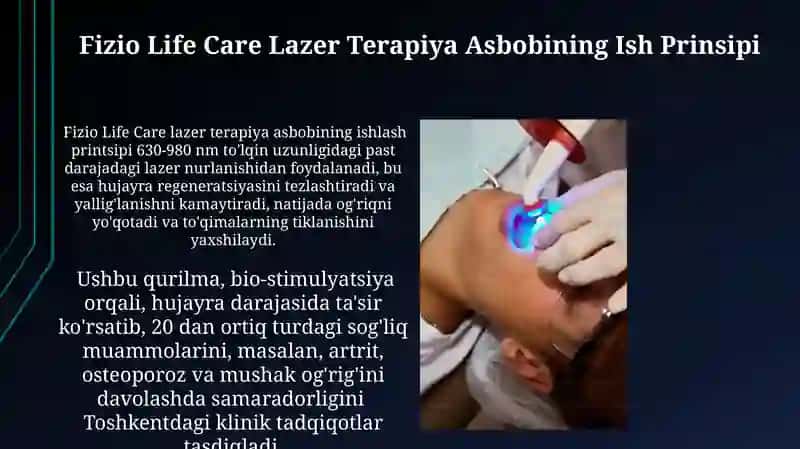 PHYSIO LIFE CARE lazerli terapevtik qurilma 4