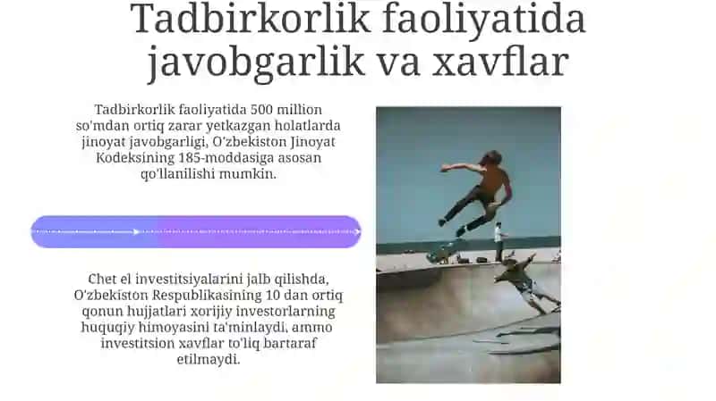 Tadbirkorlik faoliyatini boshqarishning xuquqiy asoslari 4