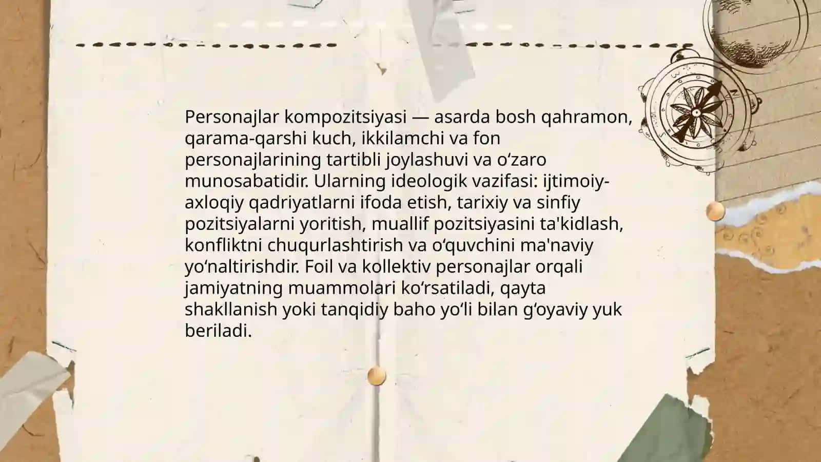 Tanlagan badiiy asarlarni estetik- gʻoyaviy jihatdan tahlil qilish 4