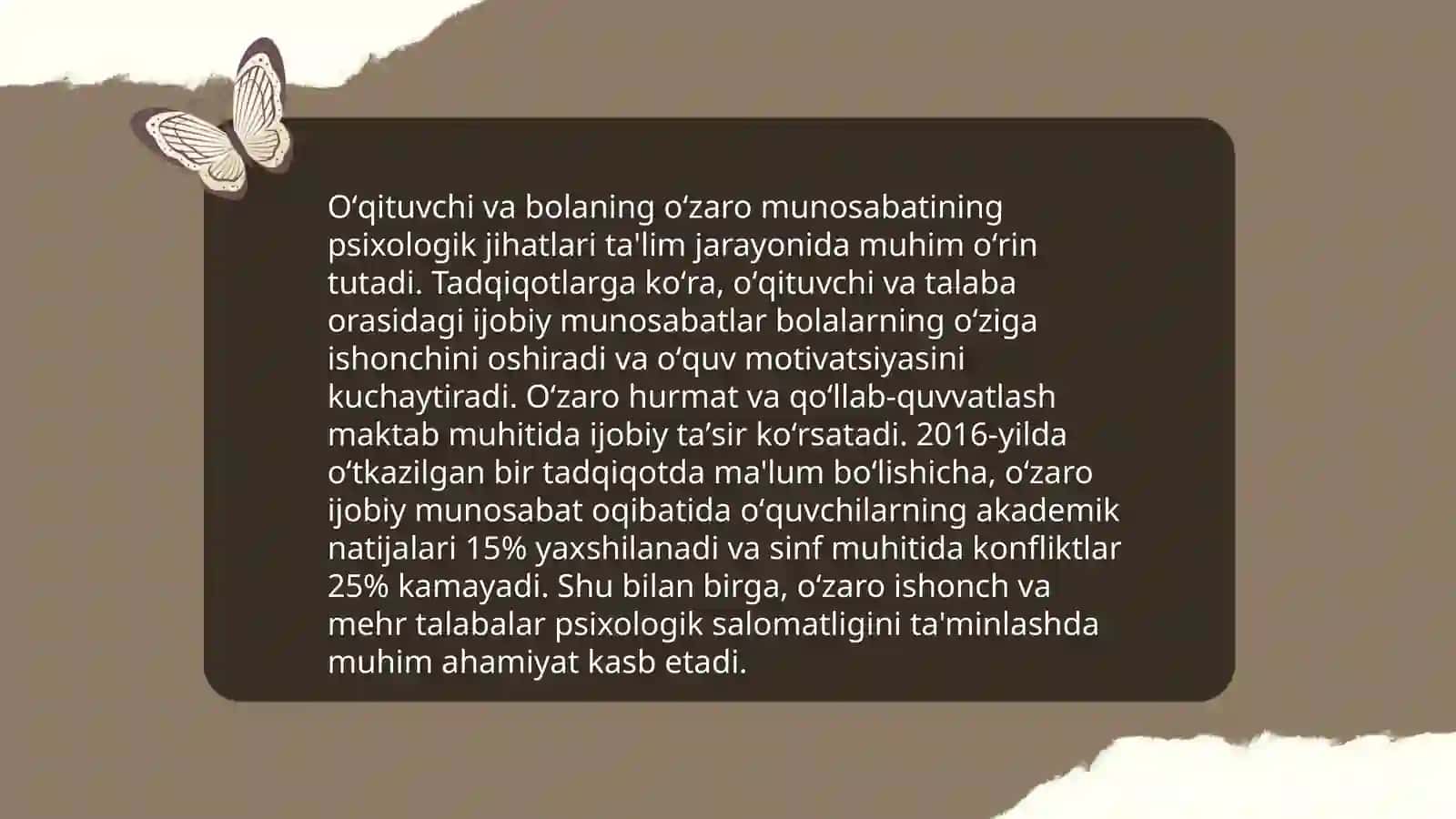 Uzoq muddatli davolanayotgan bolalarni psixologik pedagogik qoʻllab quvvatlashda oʻqituvchi shaxsi 4