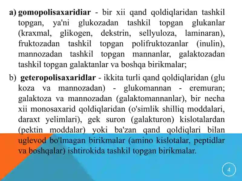 Tarkibida polisaxaridlar saqlovchi dorivor o‘simliklar va mahsulotlar 4